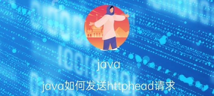 java java如何发送httphead请求？